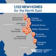 North East Mayor announces £22m to build 1,122 new homes across the region